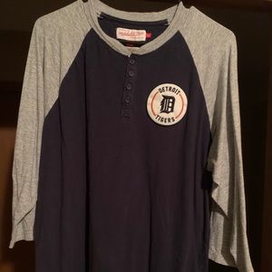 Mitchell & Ness Detroit Tigers 3/4 shirt size L